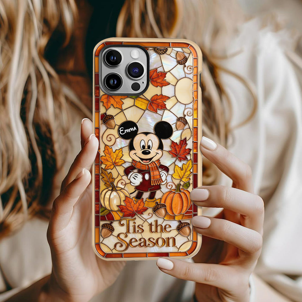 Autumn Cartoon Character - Personalized Mouse Full Print Phone Case