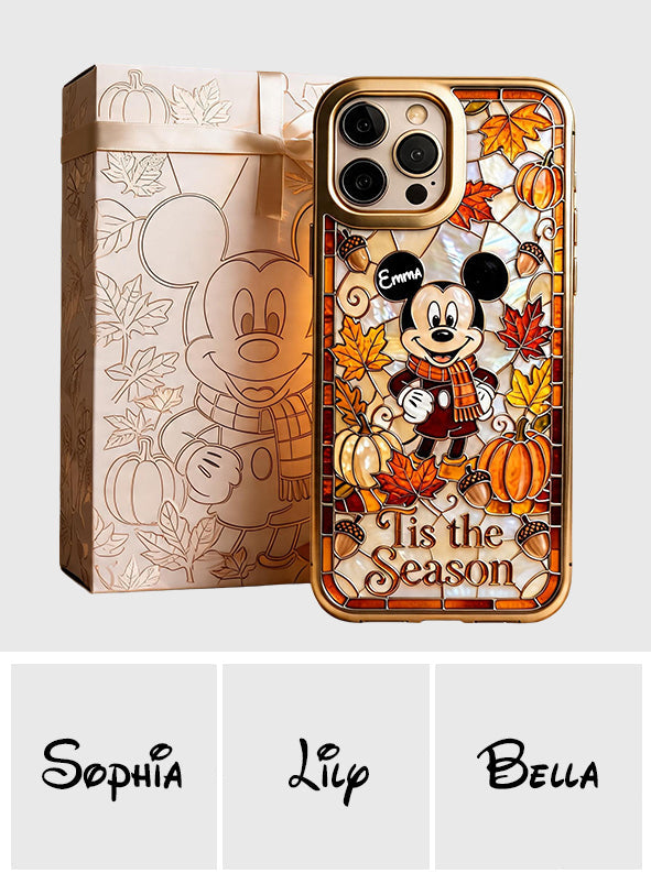Autumn Cartoon Character - Personalized Mouse Full Print Phone Case