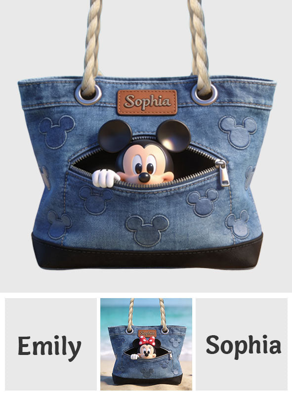 Magical Moments - Personalized Mouse Beach Bag