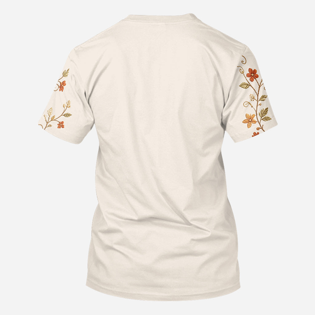 Cartoon Mouse Autumn Vibes - Personalized Mouse All Over Shirt