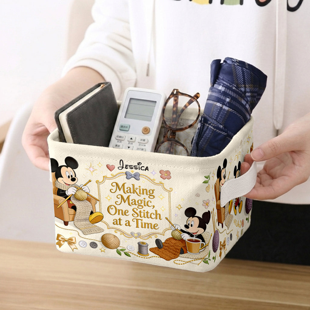 Making Magic - Personalized Mouse Rectangle Storage Basket