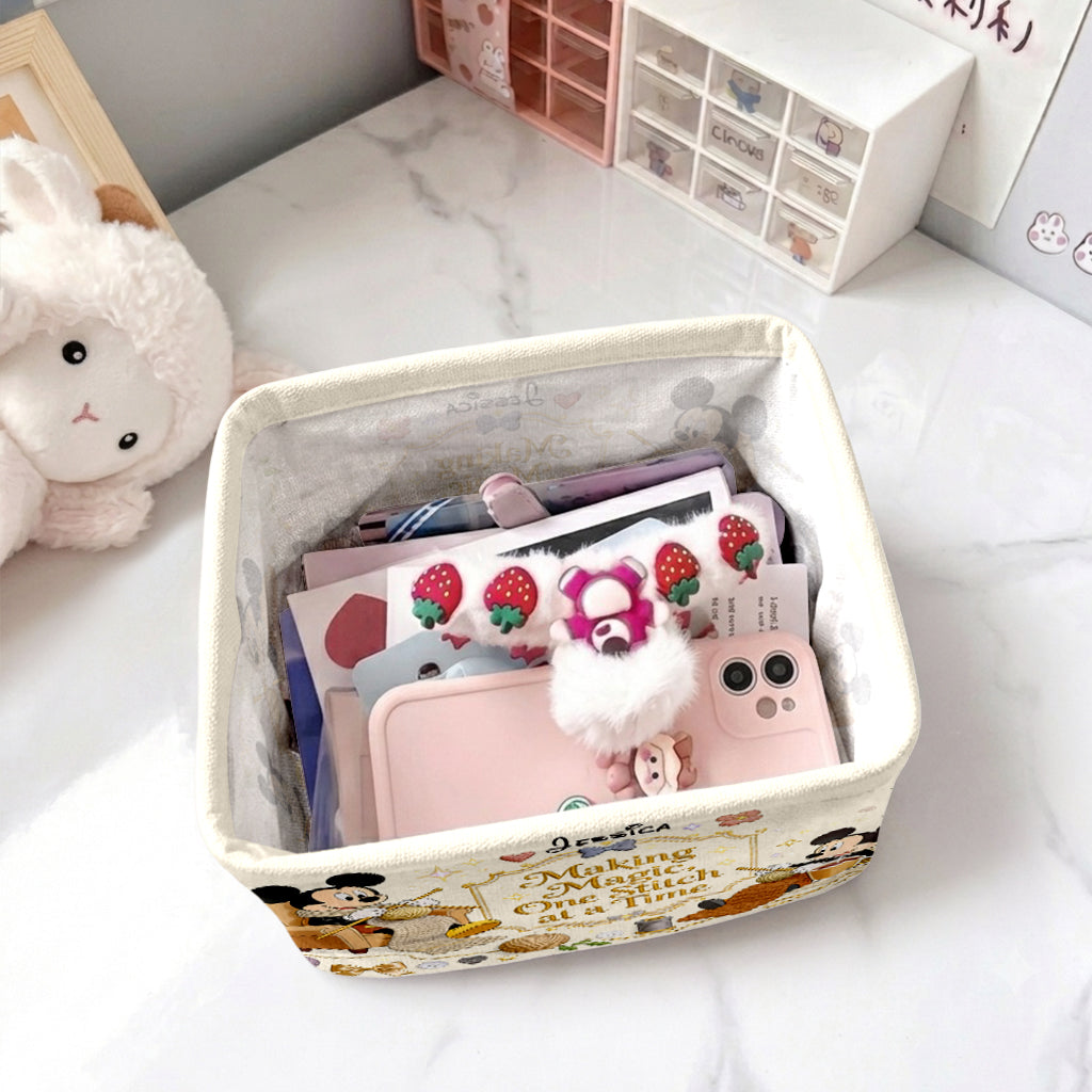 Making Magic - Personalized Mouse Rectangle Storage Basket
