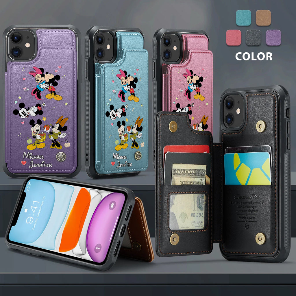 Big Ears Duo - Personalized Mouse Wallet Phone Case