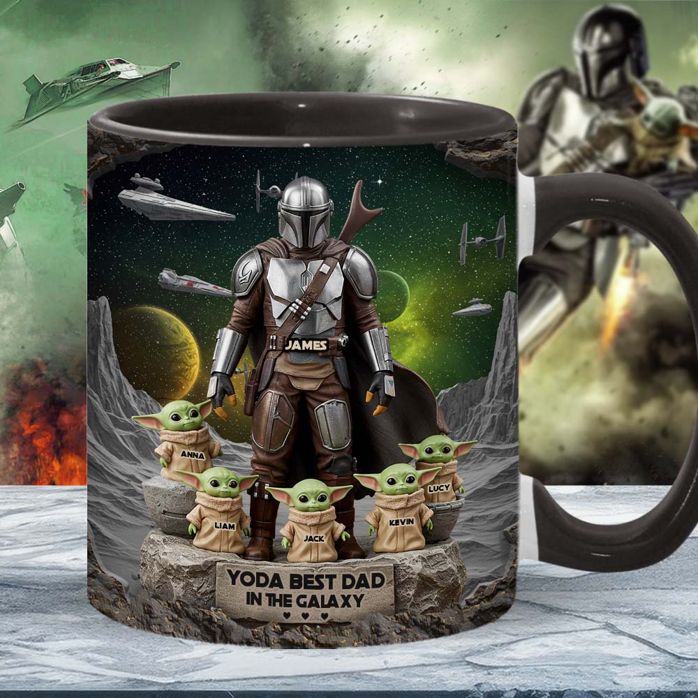 You're The Best Dad, Grandpa, Uncle,.. - Personalized The Force Accent Mug