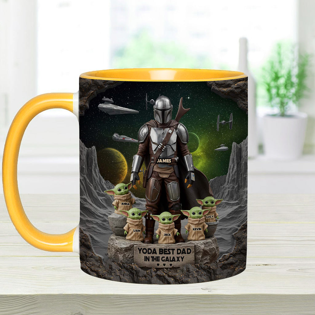 You're The Best Dad, Grandpa, Uncle,.. - Personalized The Force Accent Mug