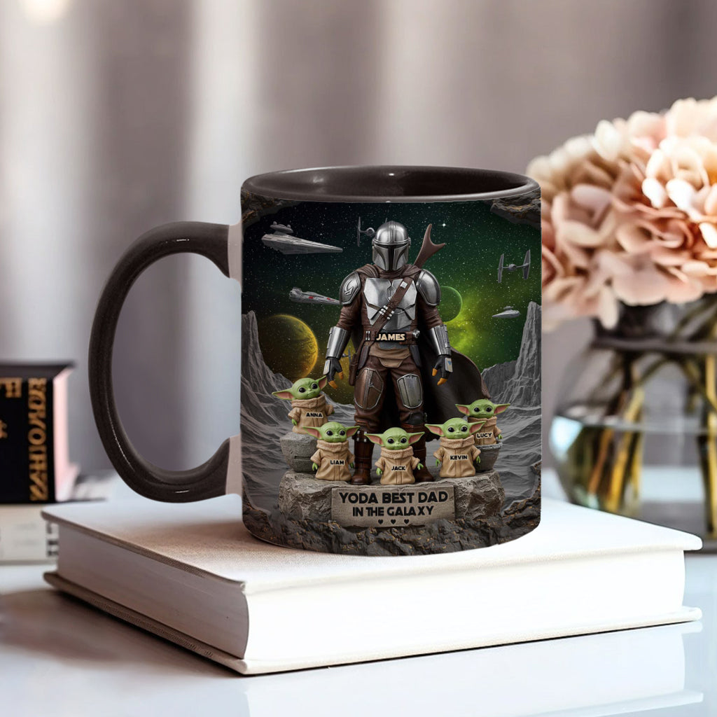 You're The Best Dad, Grandpa, Uncle,.. - Personalized The Force Accent Mug