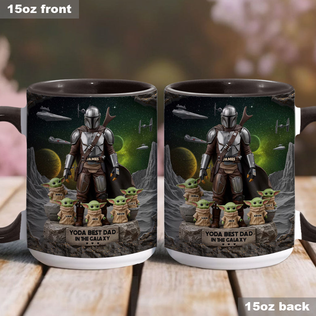 You're The Best Dad, Grandpa, Uncle,.. - Personalized The Force Accent Mug