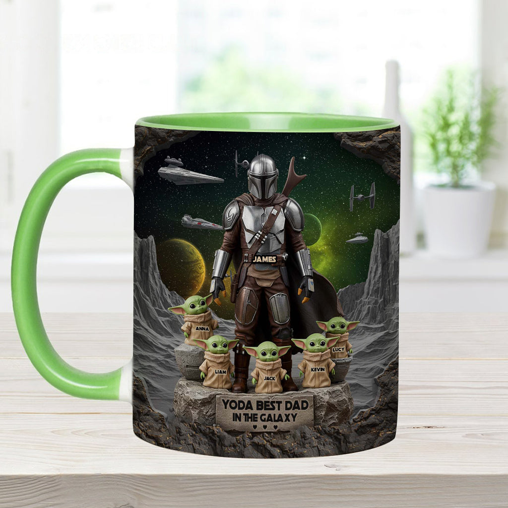 You're The Best Dad, Grandpa, Uncle,.. - Personalized The Force Accent Mug