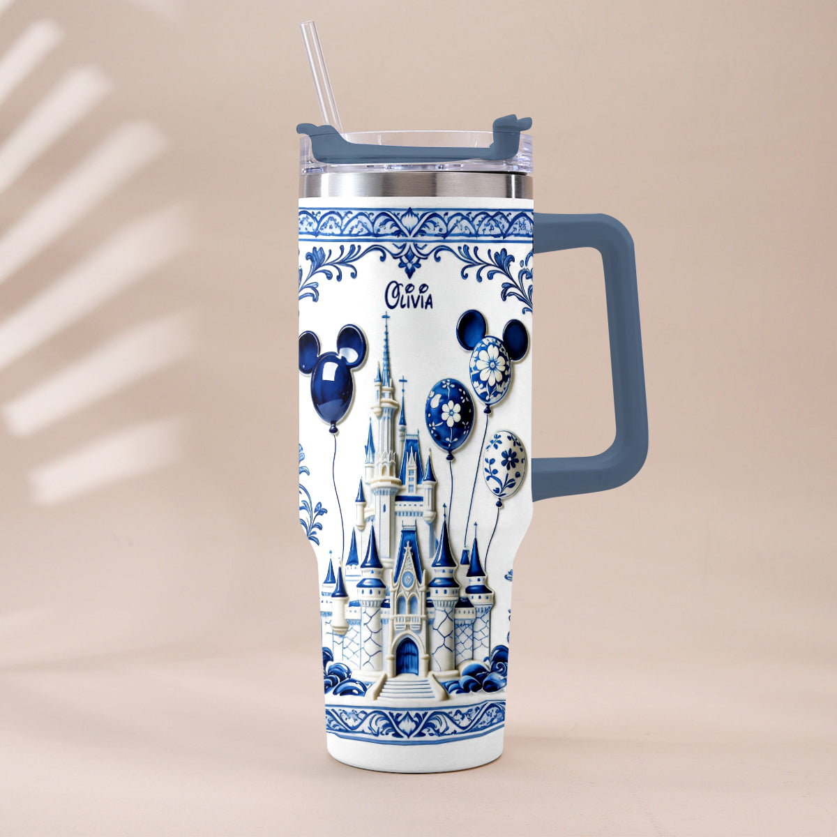 The Magical Castle - Personalized Dream Trip Tumbler With Plush Charm