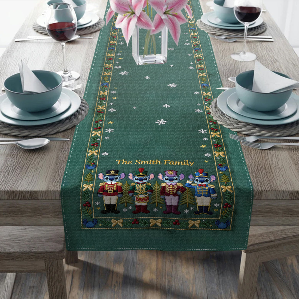 Merry Christmas - Personalized Ohana Table Runner