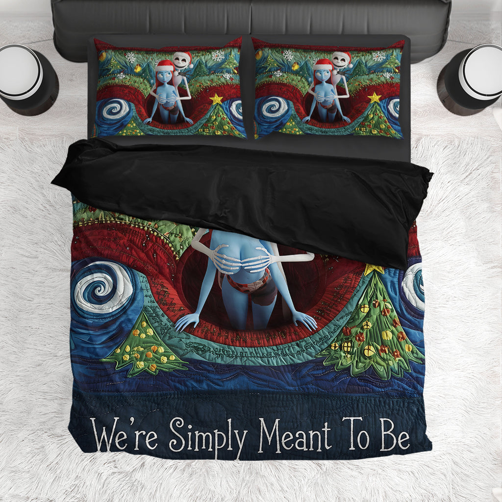 Gothic Holiday Love - Personalized Nightmare Bedding Set