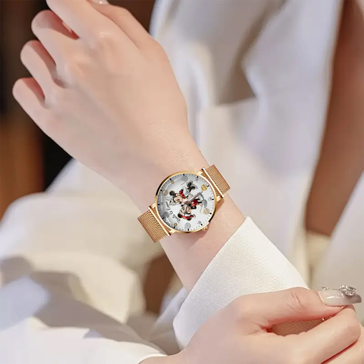 I Love You - Personalized Mouse Women Hand Watch