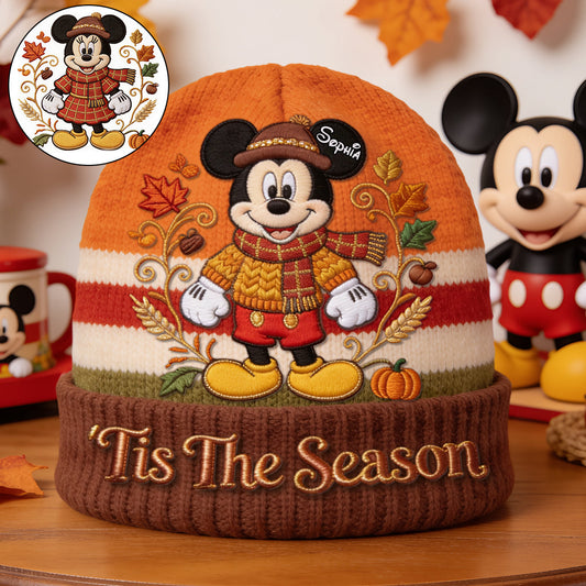 Til The Season - Personalized Mouse Beanie Hat