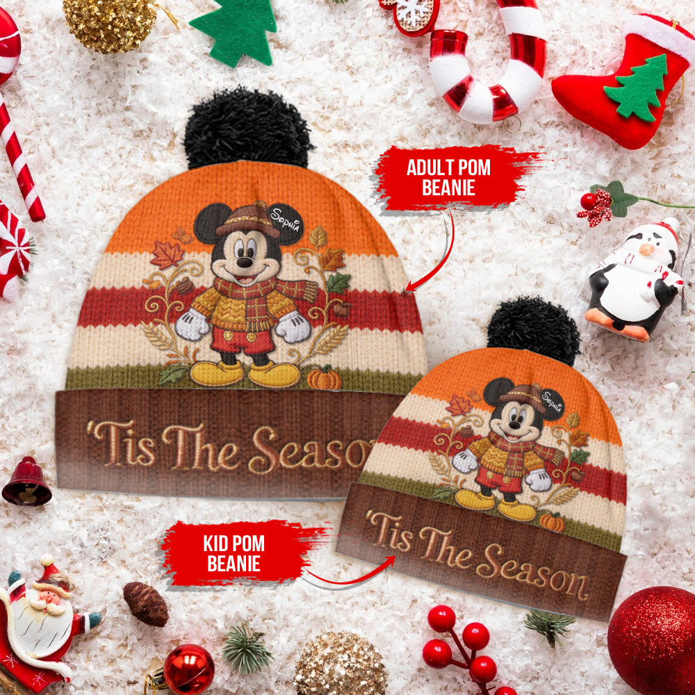 Til The Season - Personalized Mouse Beanie Hat