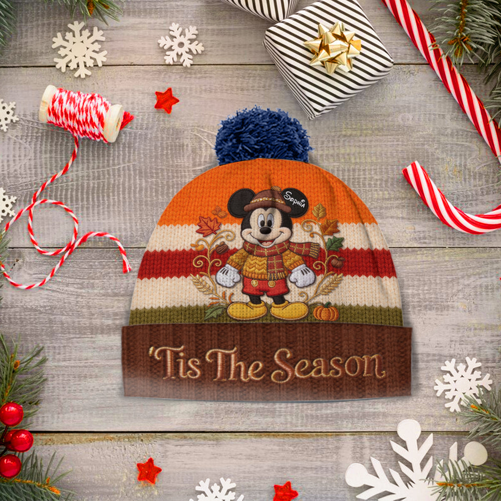 Til The Season - Personalized Mouse Beanie Hat