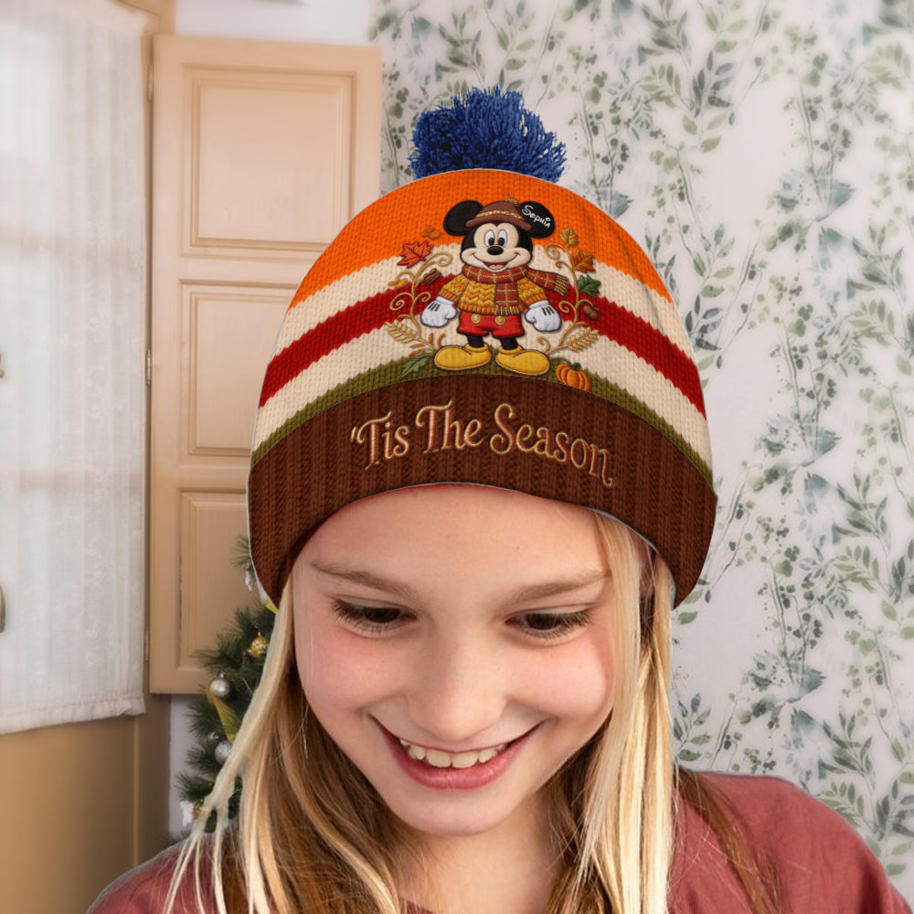 Til The Season - Personalized Mouse Beanie Hat