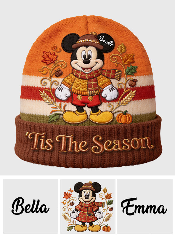 Til The Season - Personalized Mouse Beanie Hat