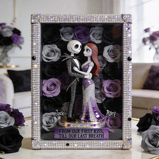 From Our First Kiss Till Our Last Breath - Personalized Nightmare Custom Shaped Acrylic Plaque