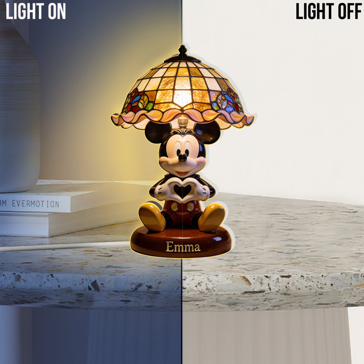 Custom Any Character - Personalized Mouse Acrylic LED Night Light