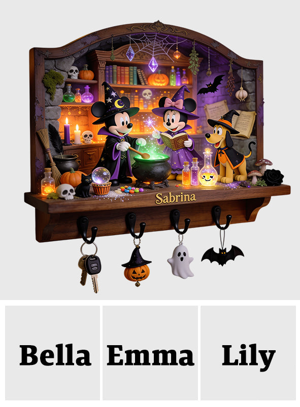 Halloween Magic Potion Lab - Personalized Mouse Custom Shaped Hanging Rack