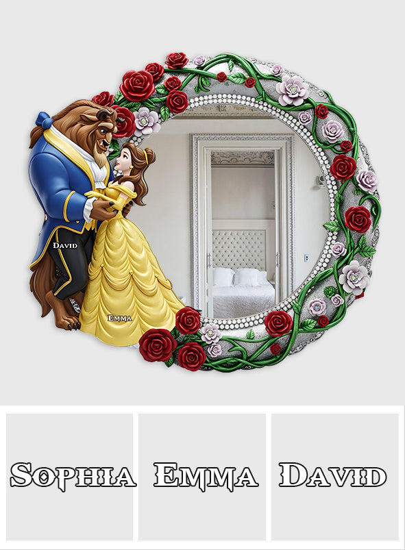 Tale As Old As Time - Personalized Mouse Wall Hanging Mirror
