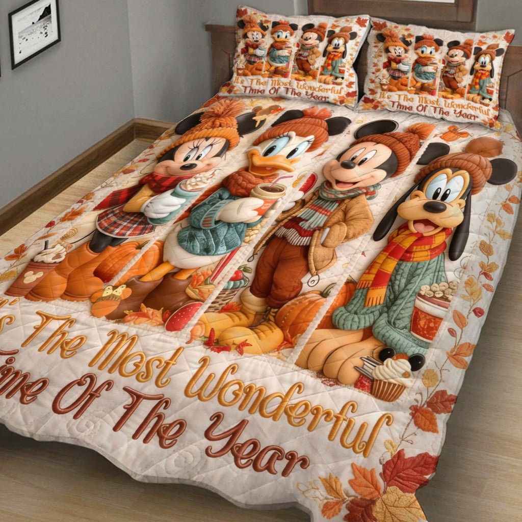 Fall Vibes - Mouse Quilt Set