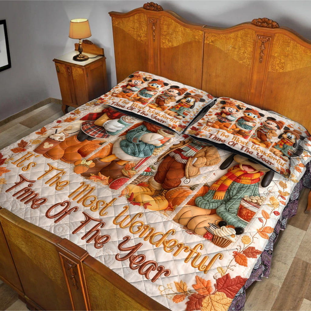 Fall Vibes - Mouse Quilt Set
