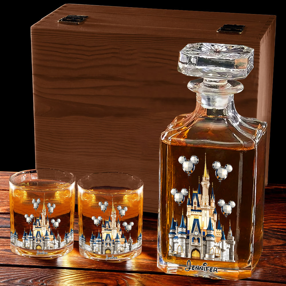 The Magical Castle - Personalized Mouse Whiskey Decanter Set