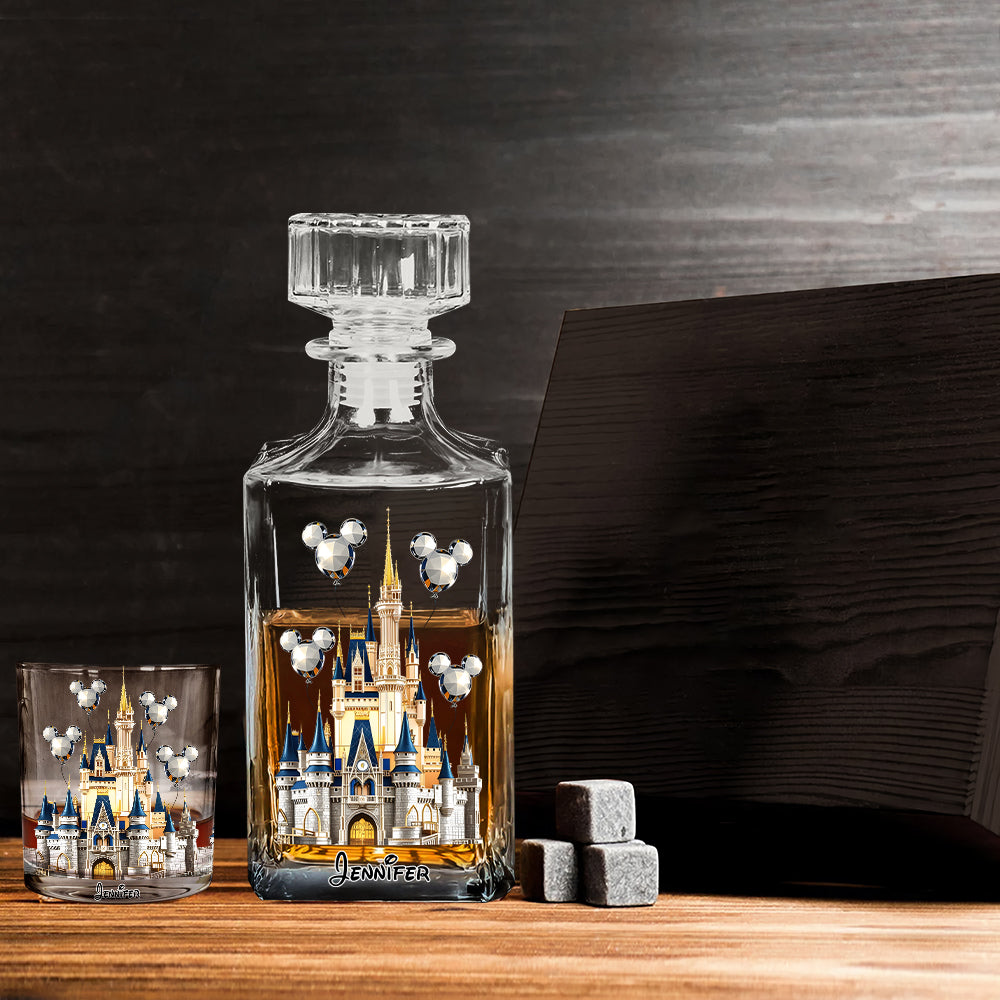 The Magical Castle - Personalized Mouse Whiskey Decanter Set