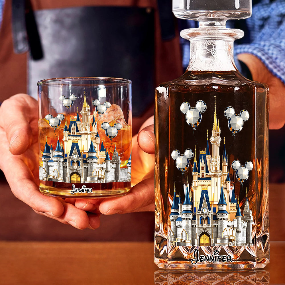 The Magical Castle - Personalized Mouse Whiskey Decanter Set