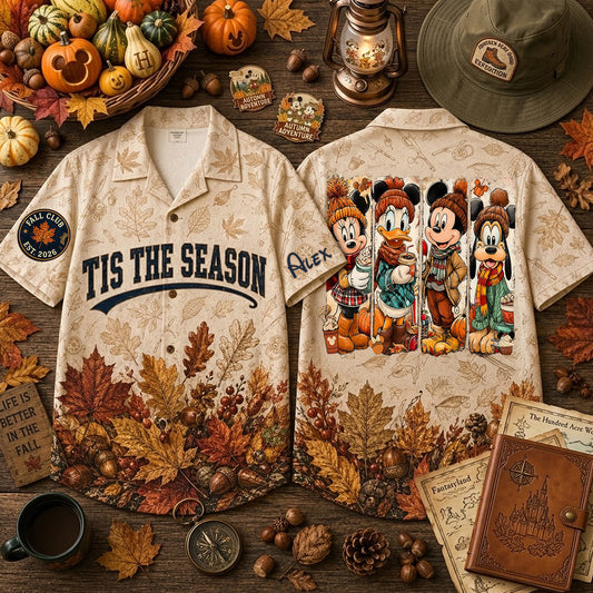 Tis The Season - Personalized Mouse Hawaiian Shirt