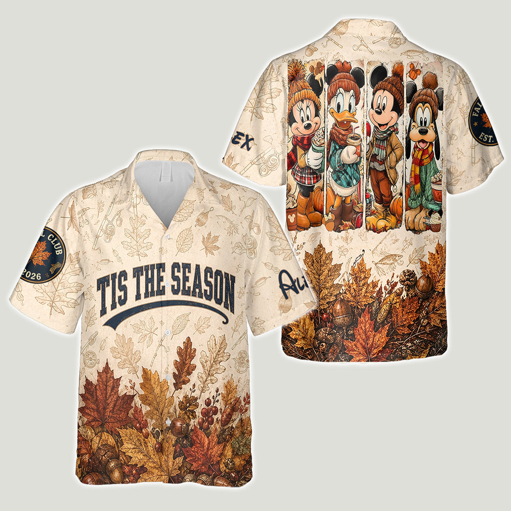 Tis The Season - Personalized Mouse Hawaiian Shirt