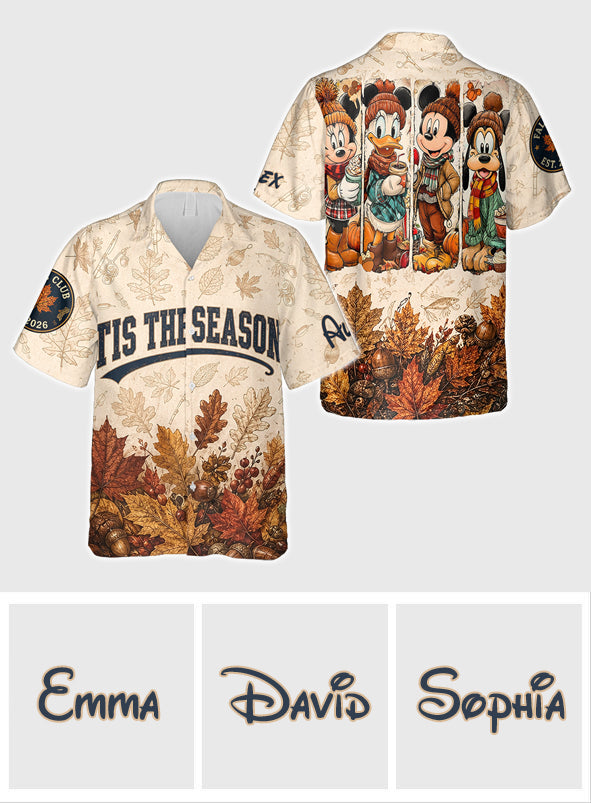 Tis The Season - Personalized Mouse Hawaiian Shirt