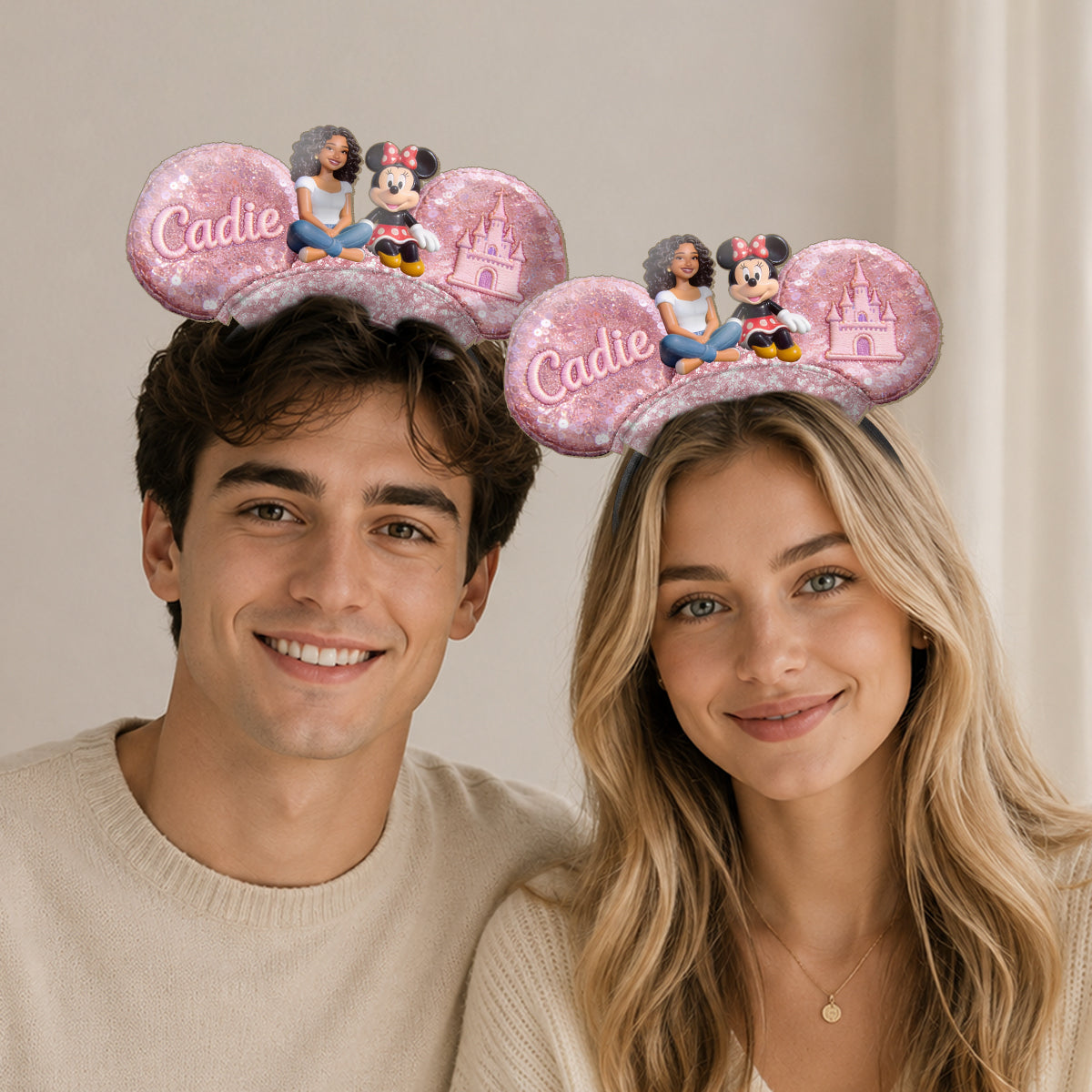 Magical Trip - Personalized Dream Trip Shaped Leather Headband