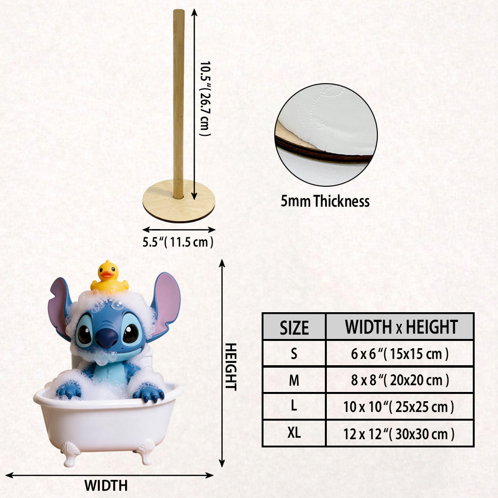 Aloha Cartoon Monster - Personalized Ohana Paper Towel Stand