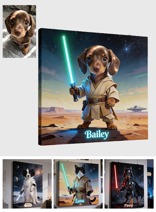May The Force Be With You - Personalized The Force Canvas And Poster