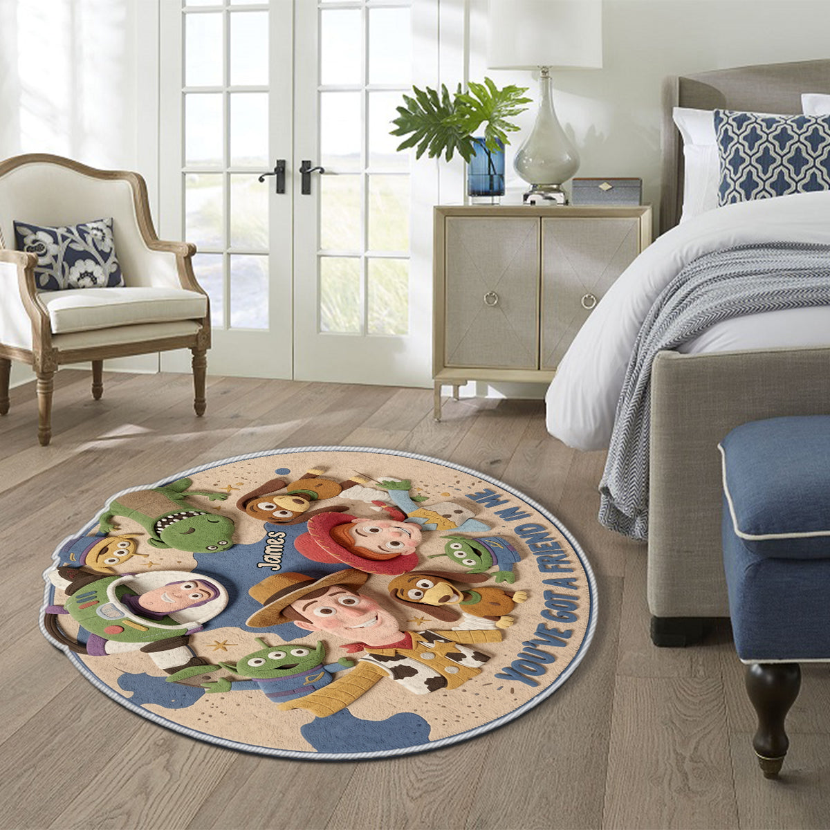 You've Got A Friend In Me - Personalized Movie For Kids Non-Slip Tufted Rug