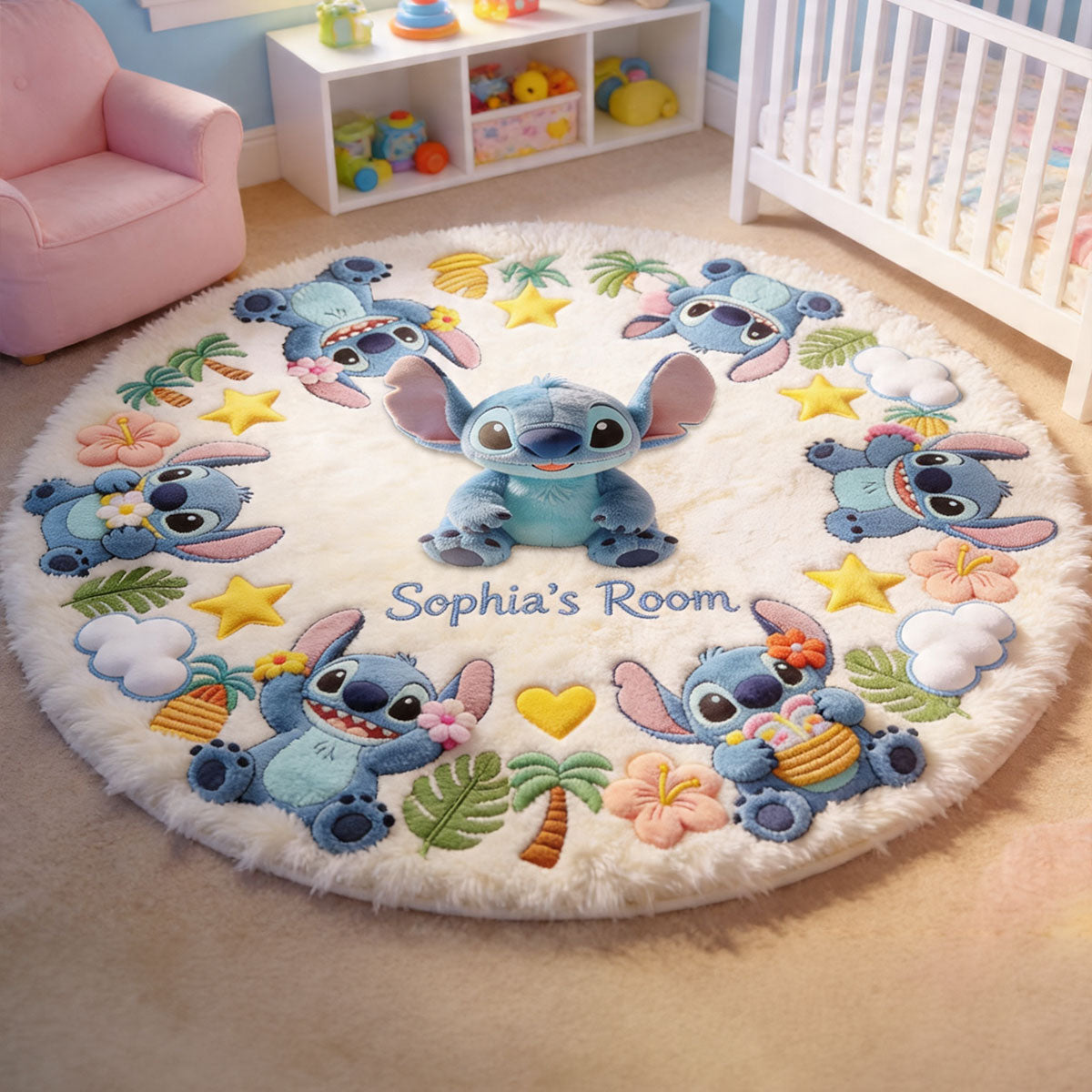 Ohand Means Family - Personalized Ohana Non-Slip Tufted Rug