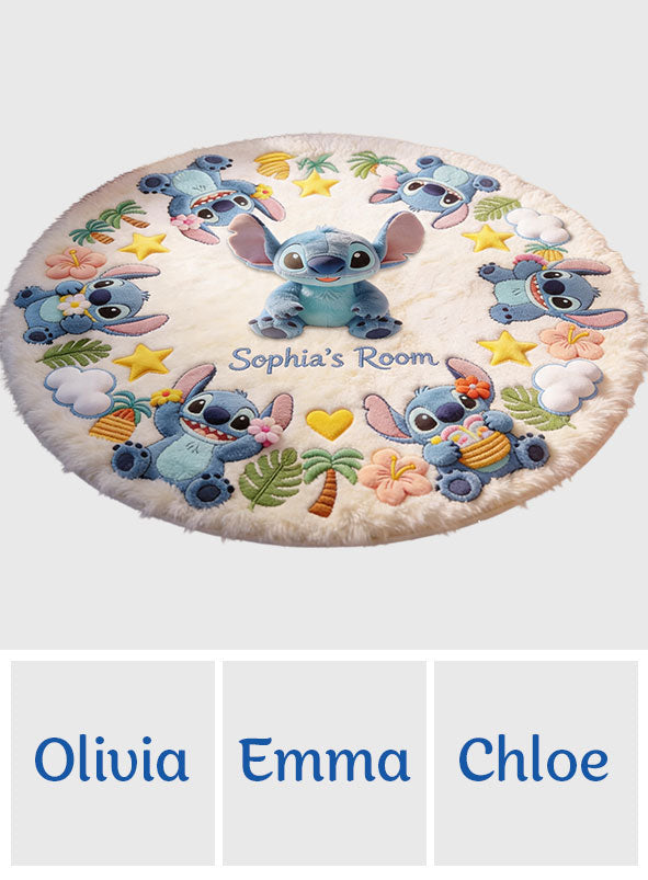 Ohand Means Family - Personalized Ohana Non-Slip Tufted Rug