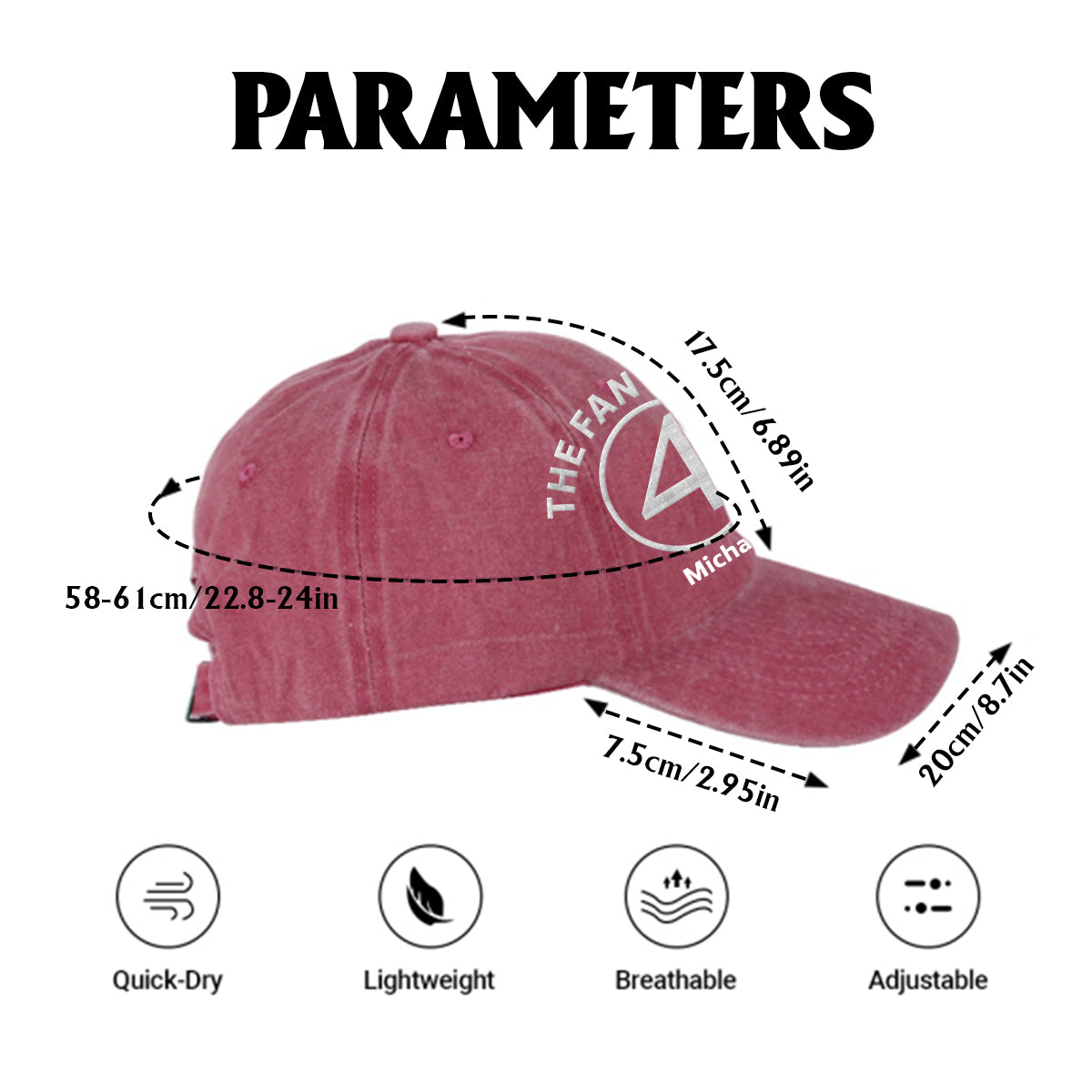 The Fantastic - Personalized Marvelous Universe Washed Denim Cap