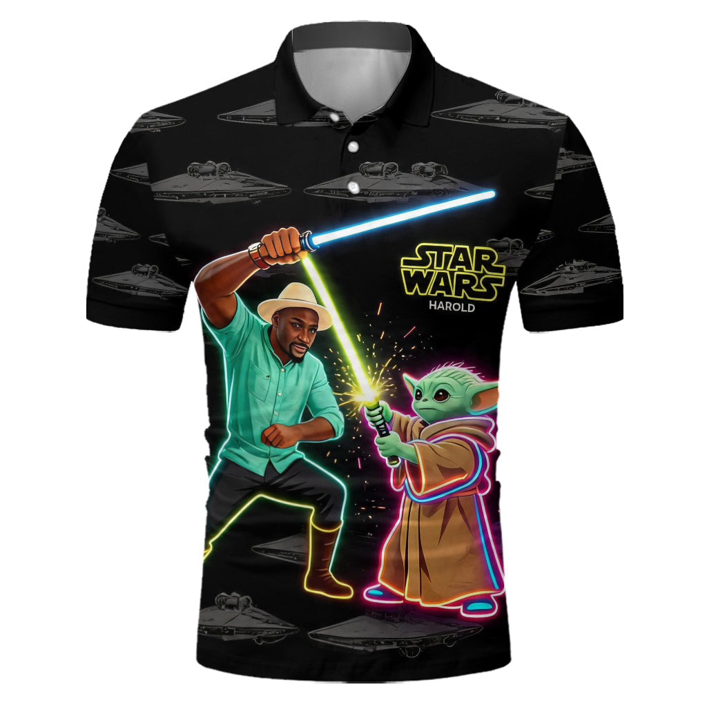 Space Warriors - Personalized The Force Polo Shirt