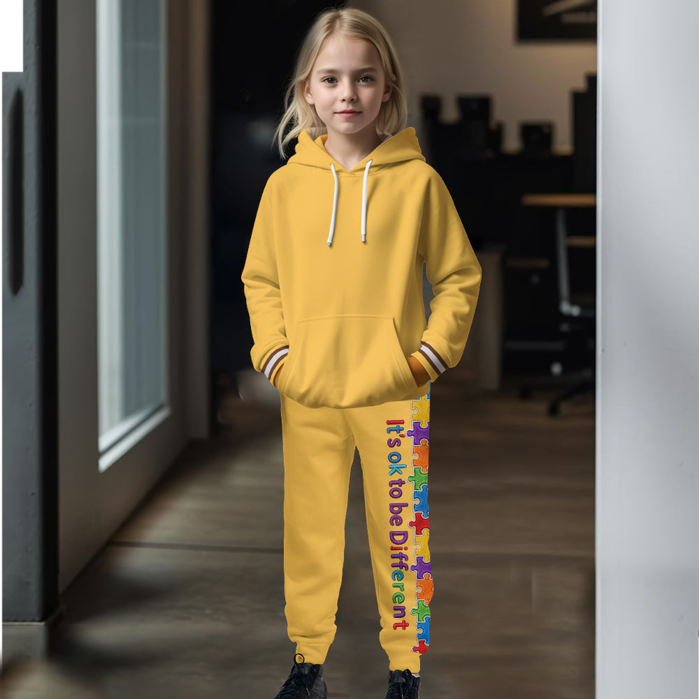 Autism Awareness - Personalized Autism Awareness Kid Hoodie & Kid Jogger Sweatpants