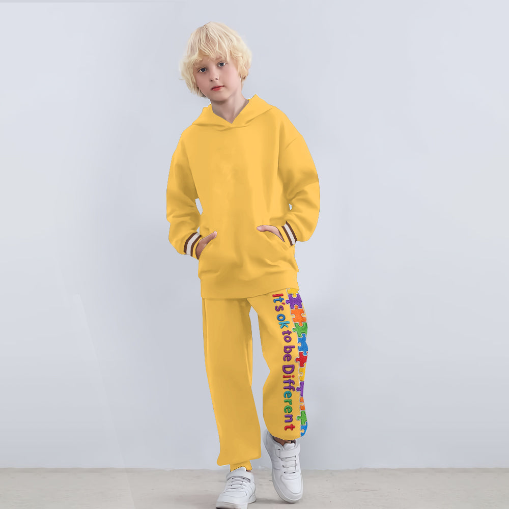 Autism Awareness - Personalized Autism Awareness Kid Hoodie & Kid Jogger Sweatpants