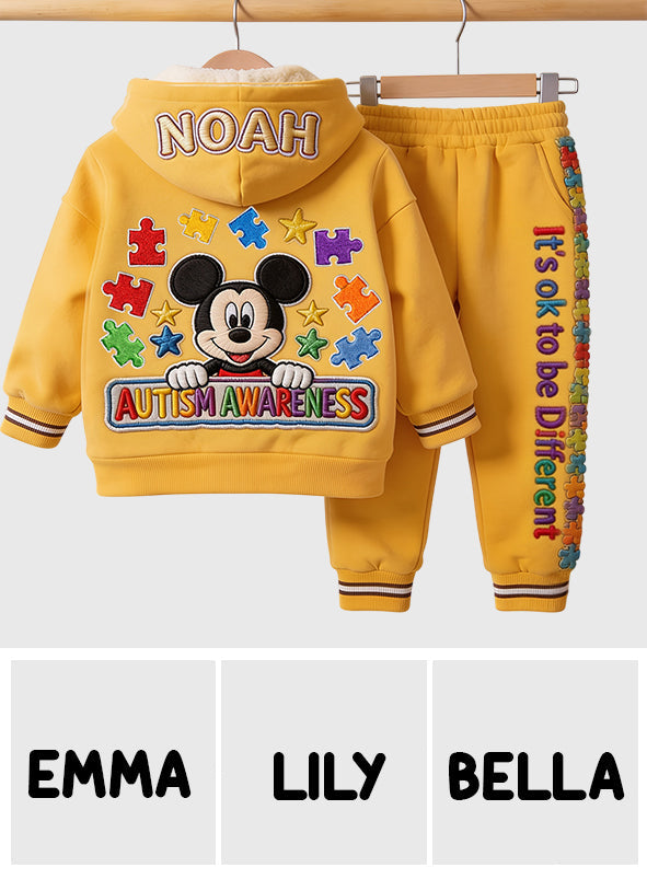 Autism Awareness - Personalized Autism Awareness Kid Hoodie & Kid Jogger Sweatpants
