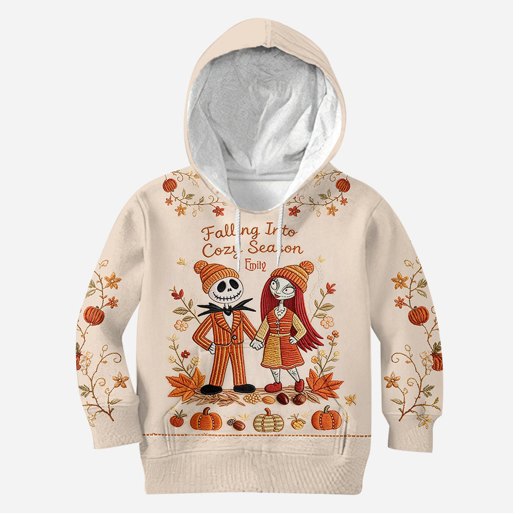 Nightmare Couple Autumn Vibes - Personalized Nightmare All Over Shirt
