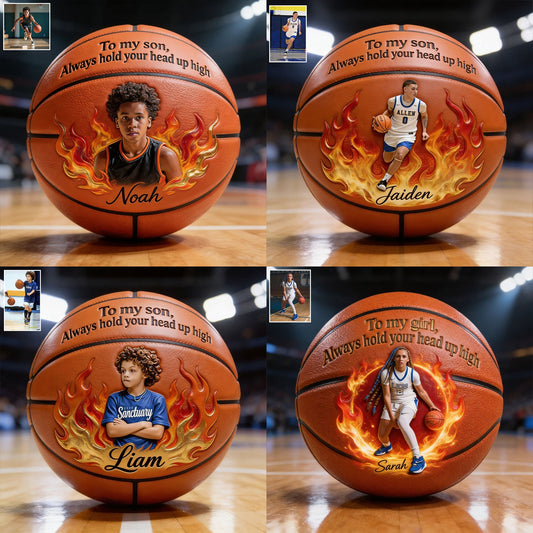 Believe In Yourself - Personalized Basketball Multi-Sport Ball