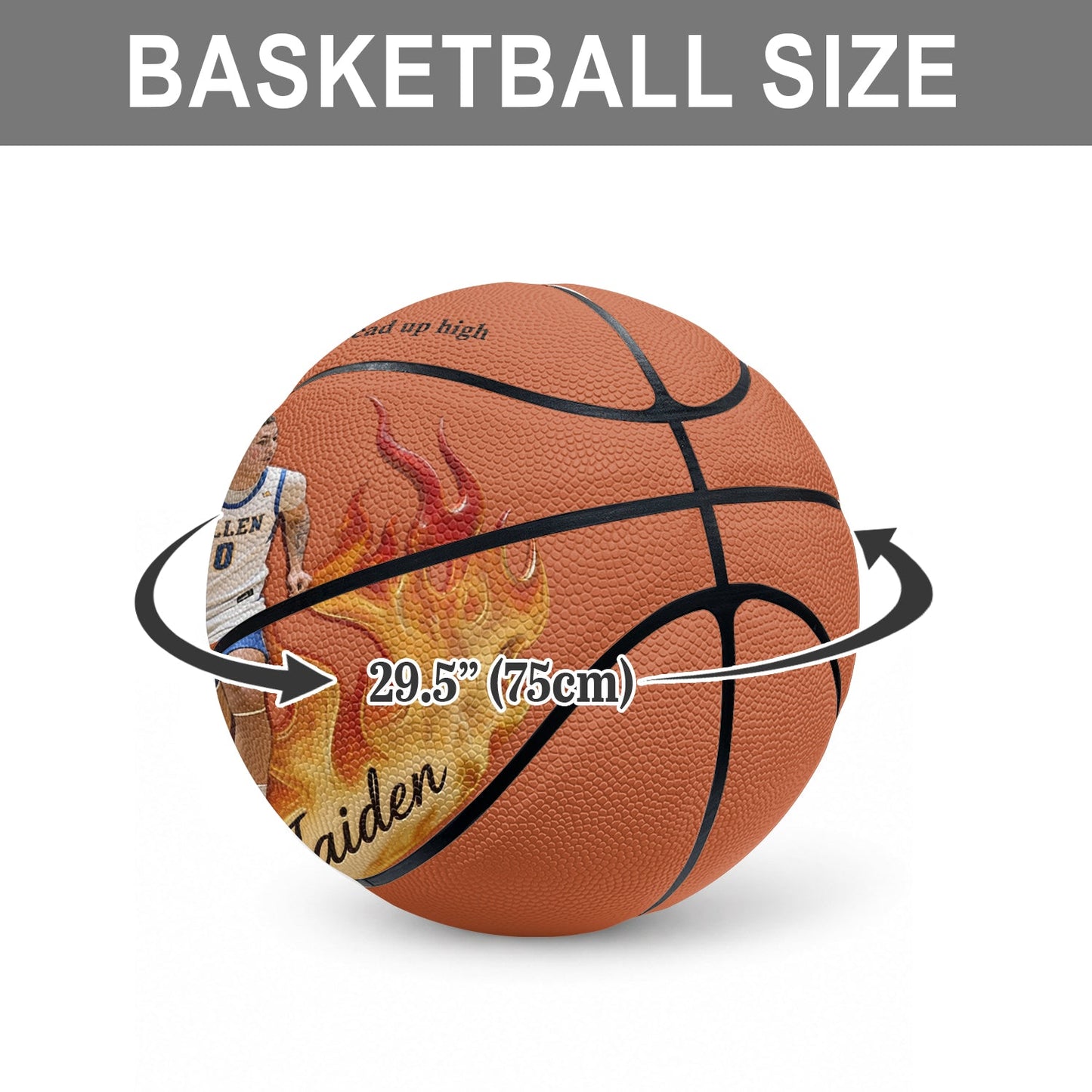 Believe In Yourself - Personalized Basketball Multi-Sport Ball