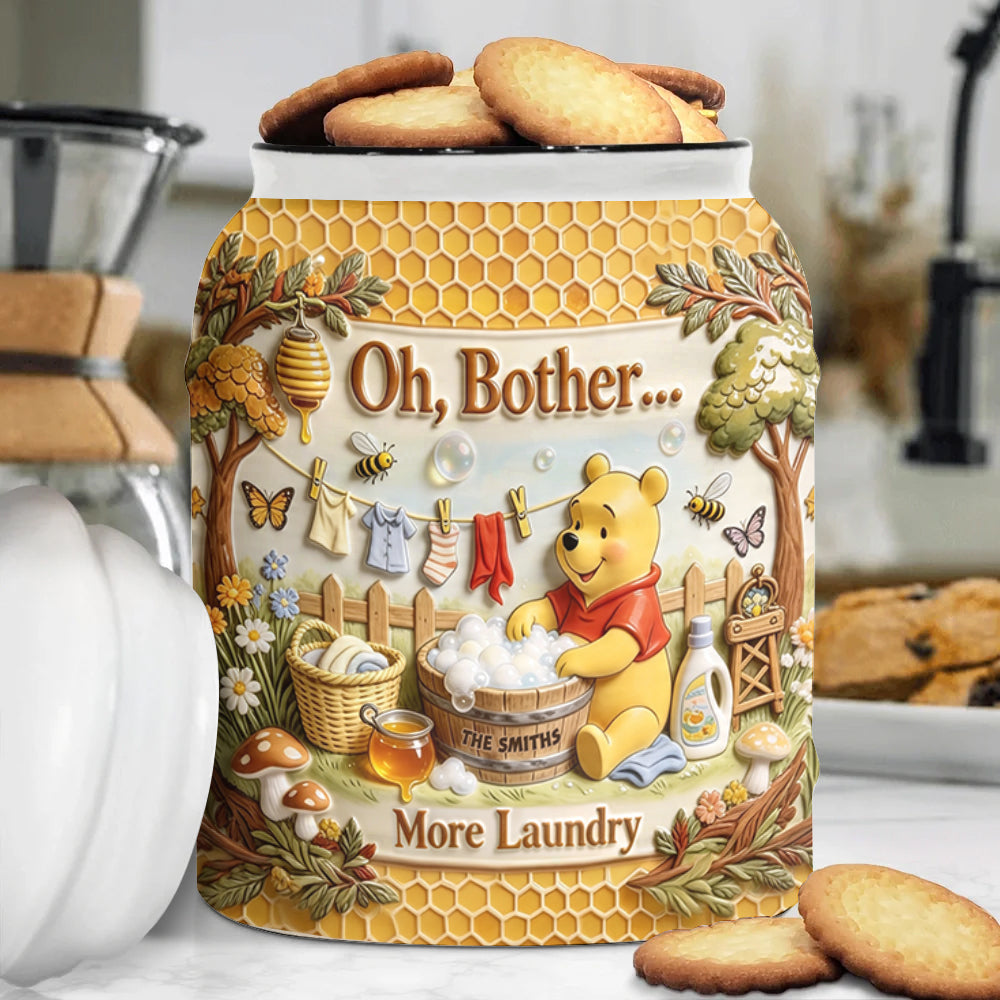 Oh, Bother.. More Laundry - Personalized Yellow Bear Laundry Pods