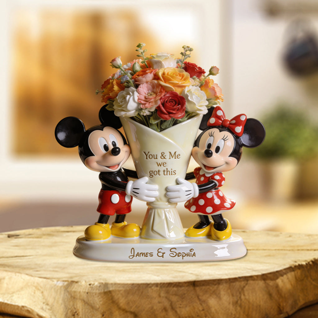You & Me We Got This - Personalized Mouse Custom Shaped Acrylic Plaque