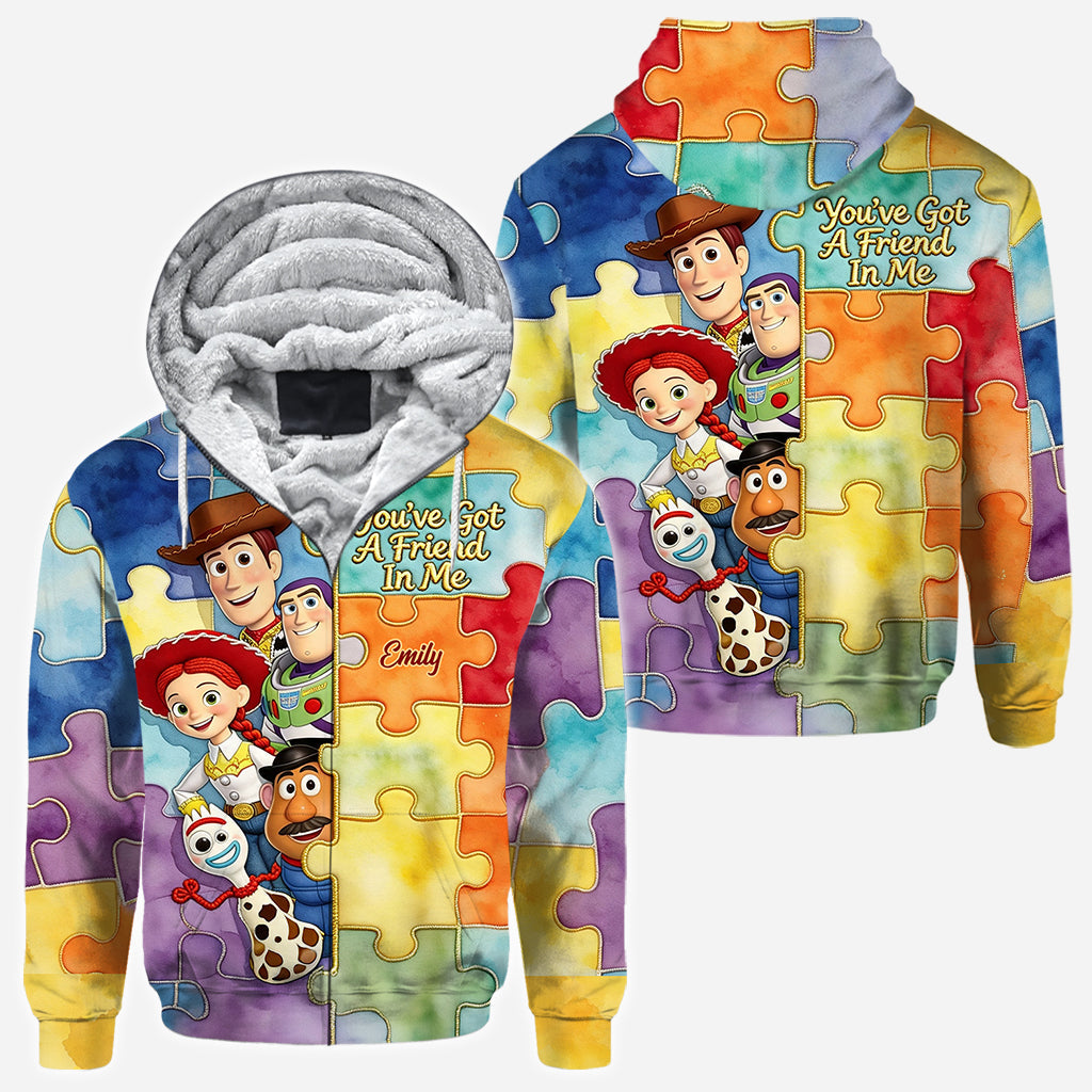 You've Got A Friend In Me - Personalized Autism Awareness All Over Shirt